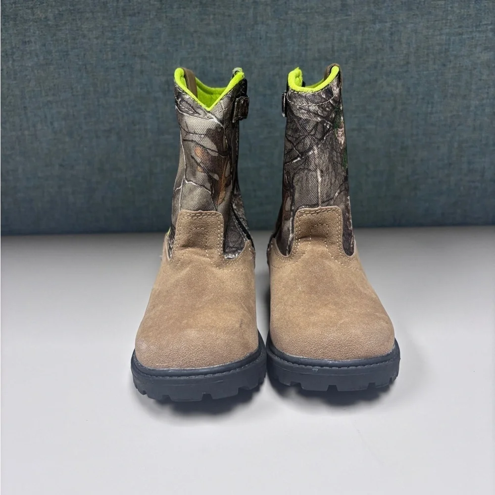 Magellan Outdoors Kids Camo Boots - Brown and Green